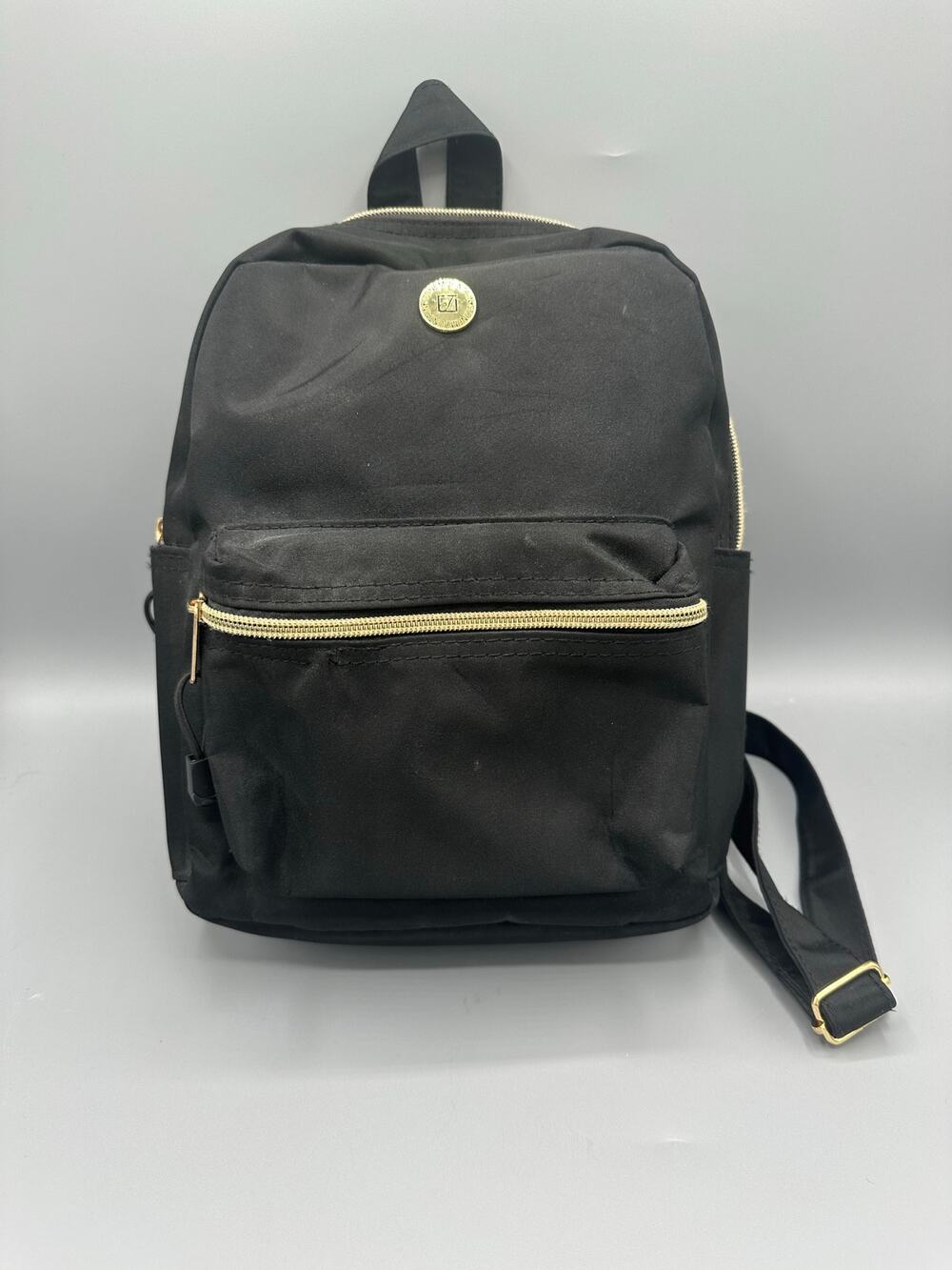 ✨ Stone Mountain Black Nylon Convertible Mini Backpack Purse (11”x8”) ✨